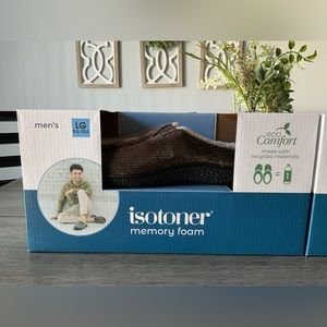 Isotoner memory foam slippers
